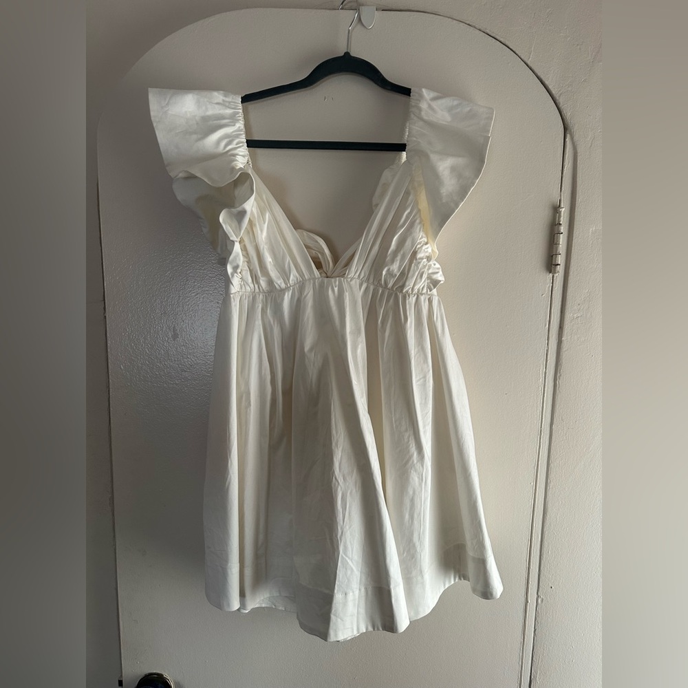 Brand new for love and lemons white mini dress